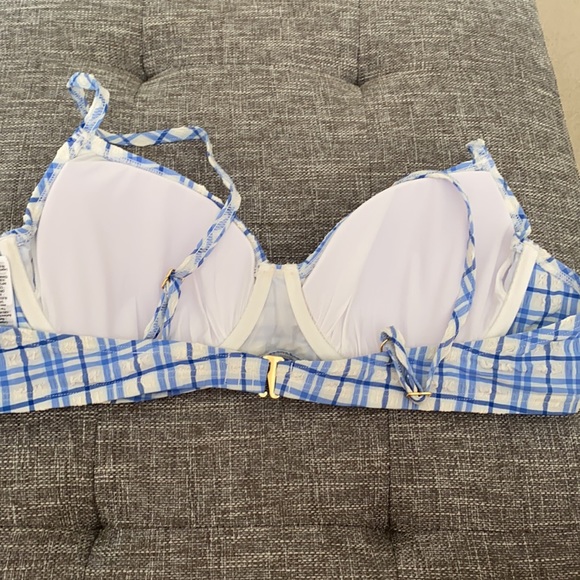 Tory Burch Blue Picnic Bikini - Picture 3 of 7
